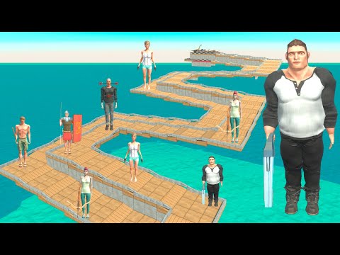 Ranged Units Zigzag Race - Animal Revolt Battle Simulator