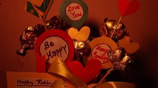 Rakshabandhan special gift || chocolate  bouquet tutorial ||Simple and easy chocolate bouquet making