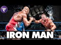 La IRON MAN Entre BROCK LESNAR Y KURT ANGLE Retro Match