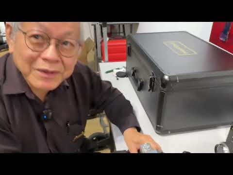 Mr Woo discusses the TOPCON  “Tokyo Optical Company “ The A10 of SLR’s