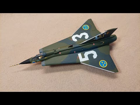 HELLER 1/72 J35 F Draken - A Build In Pictures