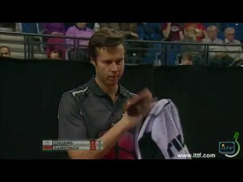 08. 2012 LIEBHERR Men's World Cup, Quart. Finals: CHUANG Chih-Yuah (TPE) vs V. SAMSONOV (BLR)