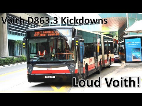 [SMRT]EPIC VOITH D863.3 Kickdowns - TIB1238H On 184 (Mercedes Benz O405G Hispano Habit)