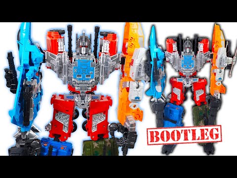BRUTICUS BOOTLEG 2025 Combiner Wars Transformers MECHA WARRIOR Transmutes Unboxing! | Victron