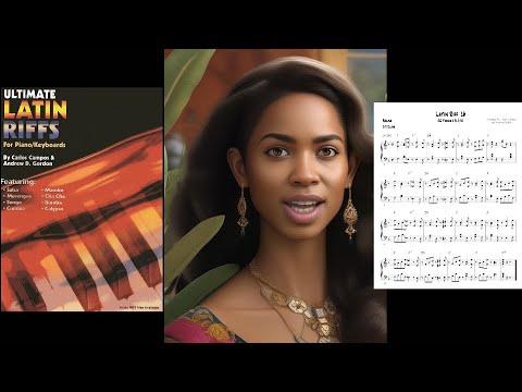 Ultimate Latin Piano/Keyboard Riffs instructional book by Carlos Campos and Andrew D. Gordon