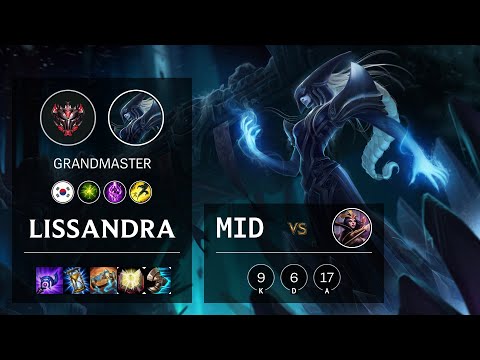 Lissandra Mid vs LeBlanc - KR Grandmaster Patch 10.15