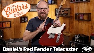 Video thumbnail for That Pedal Show – Our Guitars & Gear: Daniel's Candy Apple Red Fender Telecaster by That Pedal Show