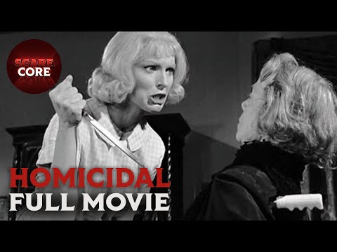 Homicidal (1961) | Ft. Jean Arless | Full Movie | ScareCore