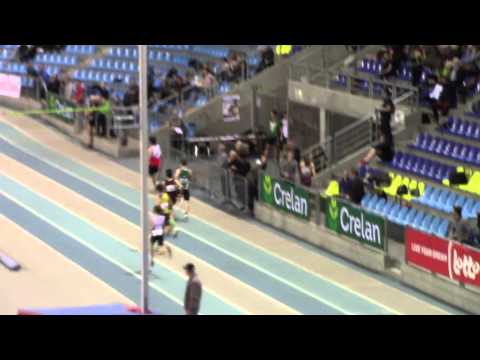 2016 01 24 KVV indoor Gent 200m met Lagaeysse Wout