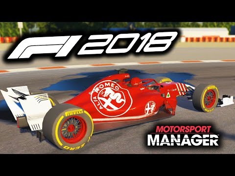 F1 2018 Alfa Romeo Manager Career Part 2 - Motorsport Manager PC