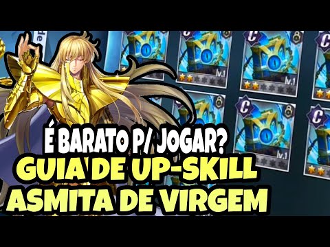 Guia de Up Skill Asmita de Virgem - Saint Seiya Awakening