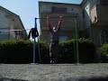Reverse grip 20 Muscle ups in one set 逆手マッスルアップ20回