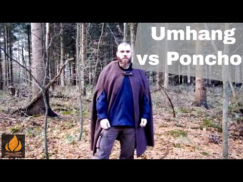 Wollumhang statt Regen Poncho? | Bushcraft ohne Plastik