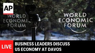 LIVE: Business leaders discuss US economy at Davos