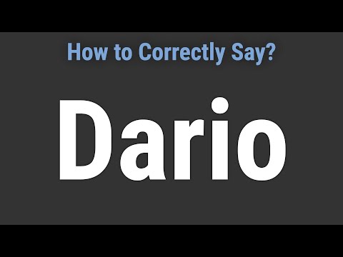 How to Pronounce Name Dario (Correctly!)