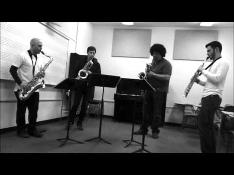 Michael Nyman - Songs for Tony - III - Green Light Saxophone Quartet