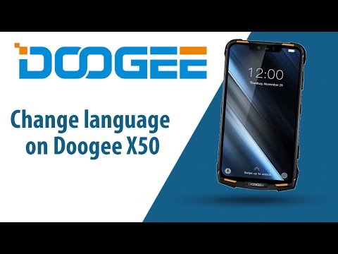 How to change language on Doogee X50?