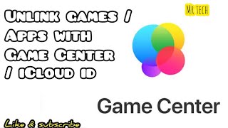 How to unlink games from iCloud ID / Game Center