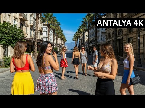 Antalya, Turkey 🇹🇷 Walking Tour 4K HDR