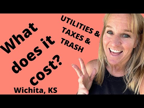 Costs of Living in Wichita Ks - 3200 sf utilties - gas, water, electric, trash, internet. Ep 121