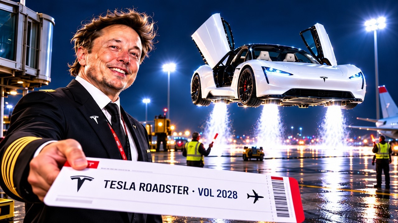 Pourquoi Tesla fait voler une voiture maintenant
