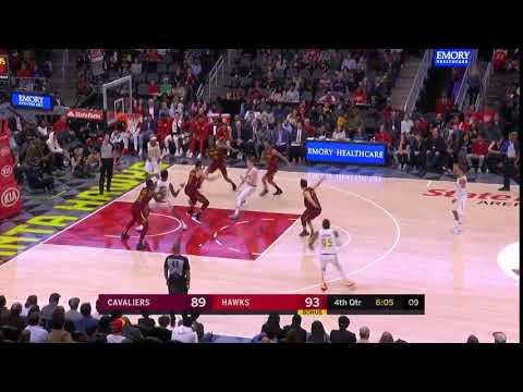 41 Years Old Vince Carter still can dunk, Hawks Vs Cavaliers