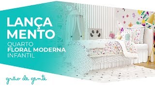 Quarto Infantil Floral Moderna - Grão de Gente