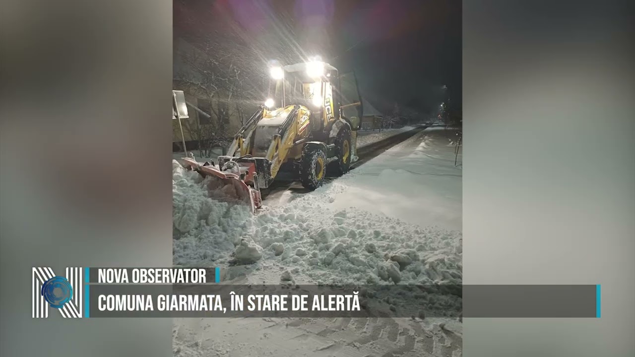 COMUNA GIARMATA, ÎN STARE DE ALERTĂ