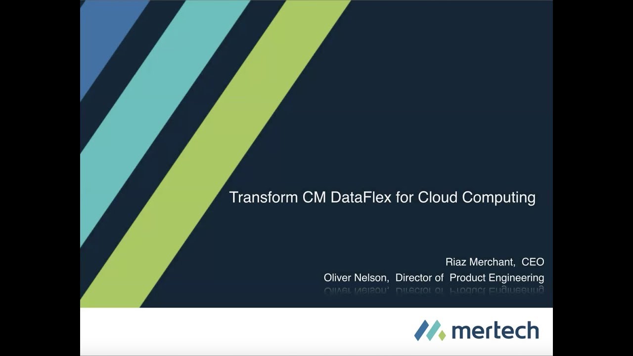 Transforming DataFlex Character Mode Applications for Cloud Computing [Webinar 40 min]