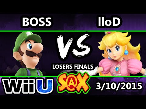S@X - VGz | lloD (Peach) Vs. MVG WS | Boss (Luigi) SSB4 Losers Finals - Smash 4 - Smash Wii U