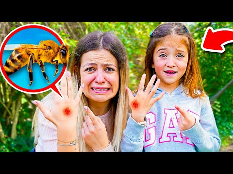 NINNA E FIGLIACHIARA SONO STATE PUNTE DA UN CALABRONE IN GIARDINO!🐝