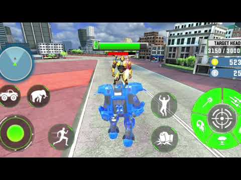 FİL ROBOT OYUNLARI Flying Monster Truck Transform Elephant Robot Game Android Gameplay Robot Games