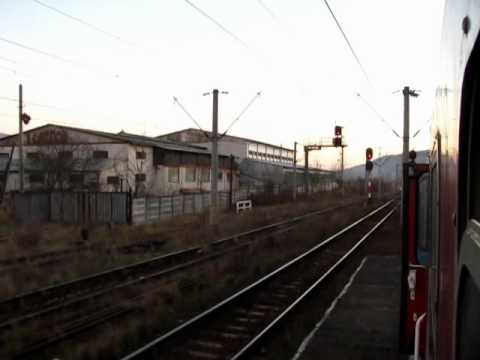 P4014 așteaptă IC549 (531) "Avram Iancu" în gara Malnaș Băi