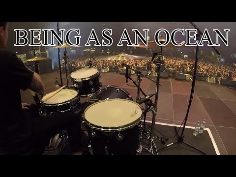 Being As An Ocean Live Drum Cam - "Death's Great Black Wing..."