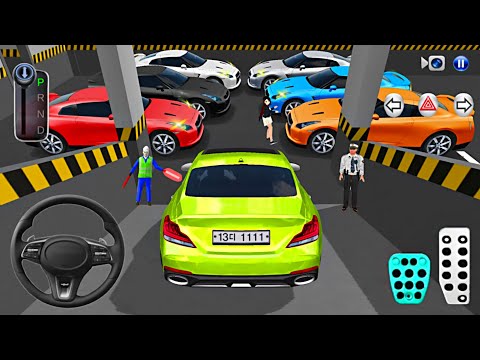 New Green Mercedes G63 Stuck in Parking Garage with Police Cars🚔 3D Driving Class Android Gameplay🎮