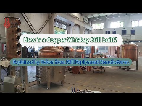 How is a Copper Whiskey Still built Explained by Boben from Still Equipment Manufacturer.