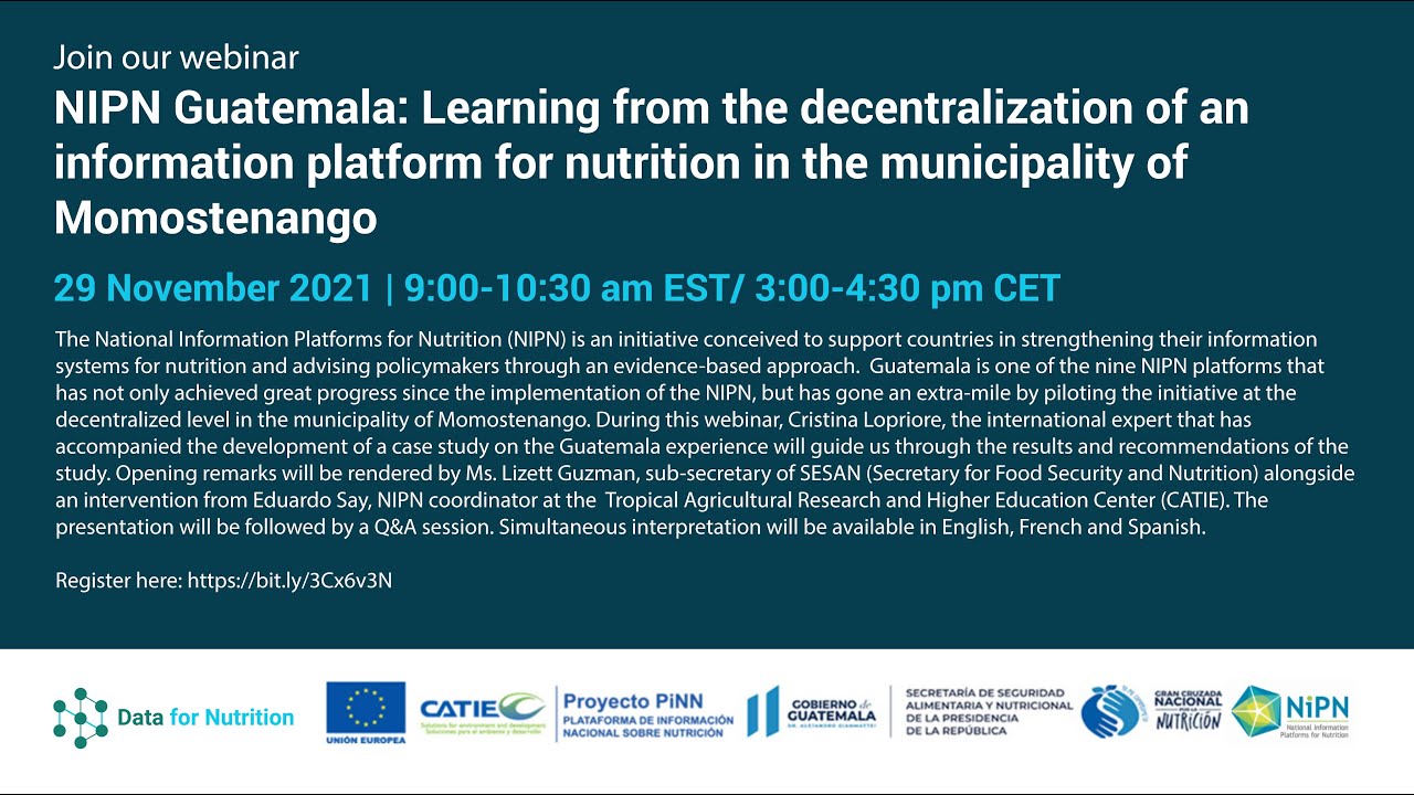 English_NIPN Guatemala_Learning from the decentralization of nutrition info system in Momostenango