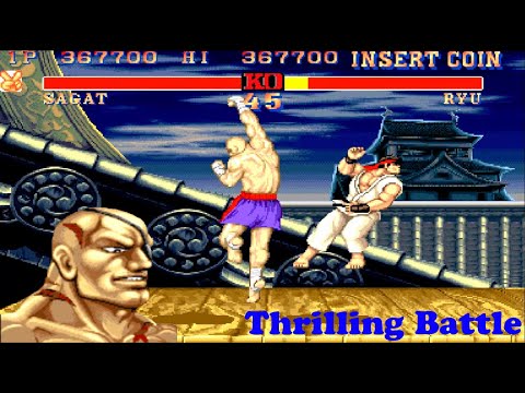 Street Fighter 2 - Champion Editon - Sagat Vs Ryu (Thrilling Battle) Hardest Level