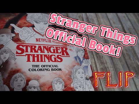 NEW Stranger Things Colouring Book