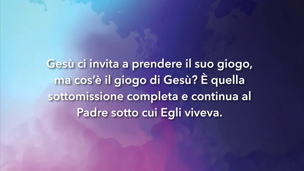 Meditazione Calendario "Parole di Vita" del 28 luglio 2019