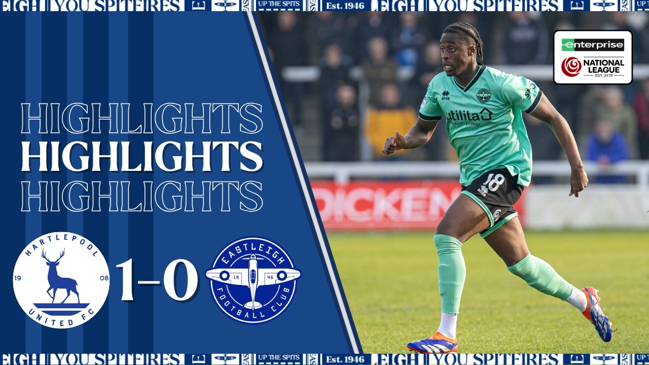 Hartlepool United vs Eastleigh Highlights