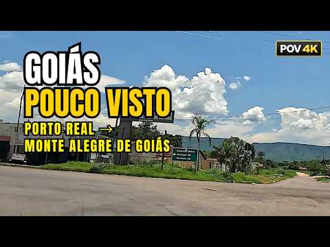 Uma Estrada Rural Quase Desconhecida de Goiás: De Porto Real a Monte Alegre em 4K