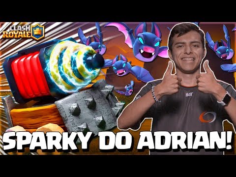 DECK PRO PLAYER! SPARK DO DECK DO ADRIAN PIEDRA NA CRL DE CLASH ROYALE - BRUNO CLASH