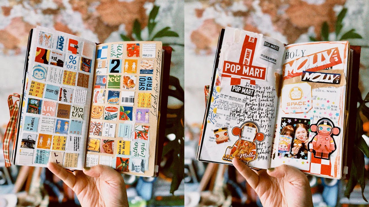 Junk Journal With Me ⭐️ Scrapbook Travelers Notebook