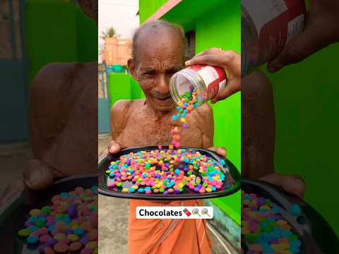 Funny Grandpa 👴🍭🍭🍫Manike  song 🎧 #shorts #ytshorts