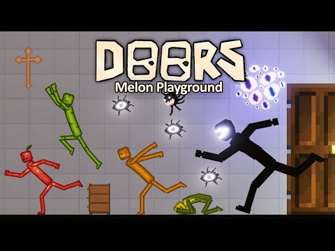 Roblox Doors Hotel Update In Melon Playground Part 2 | People Playground Mod