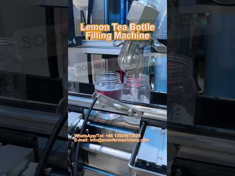Lemon Tea Bottle Filling Machine #lemontea #fillingmachine #bottlefillingmachines #shorts #machine