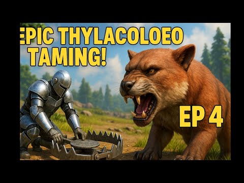 Taming high level Thylacoleo(THE ISLAND)#ARKSURVIVALEVOLVED #dinosaur #theisland