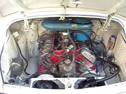 Tatra 603 in weiß Motorsound - Heckklappe offen