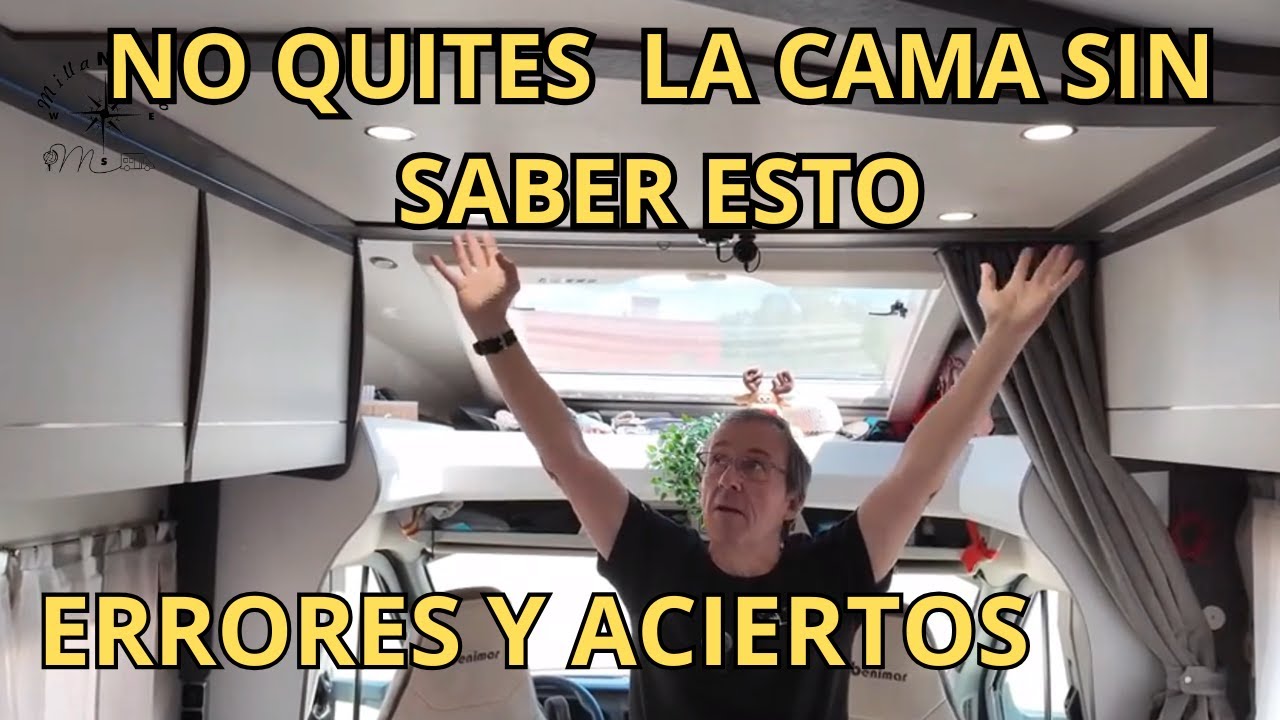 🛏 CAMA FUERA, BUENA IDEA 💡❓️| #10 ❌️ERRORES y ✅️ACIERTOS en AUTOCARAVANA by MILLANEANDO 🚐